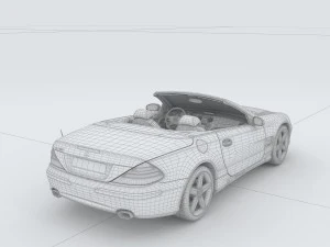 vehicles - mercedes-benz bmw volkswagen audi car 04 3D Model