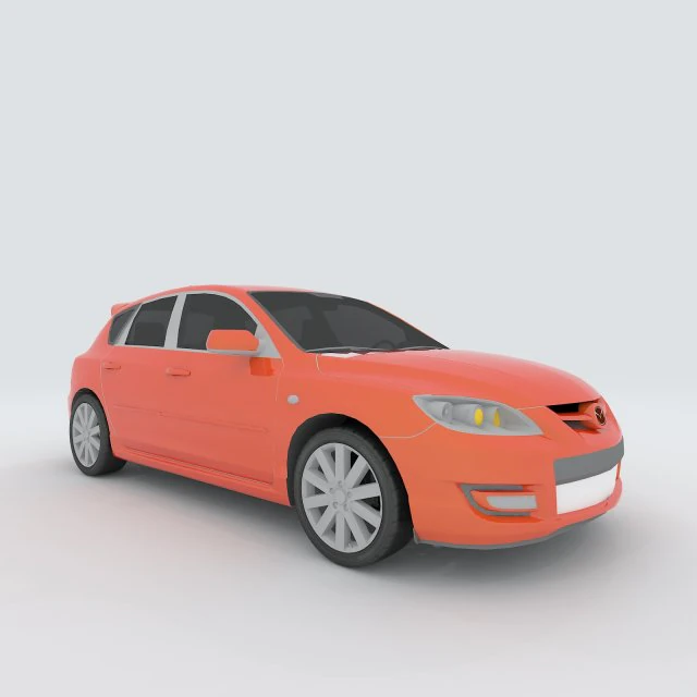vehicles - mercedes-benz bmw volkswagen audi car 05 3D Model .c4d .max .obj .3ds .fbx .stl .blend 