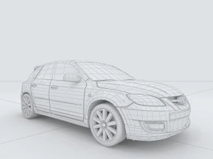 vehicles - mercedes-benz bmw volkswagen audi car 05 3D Model