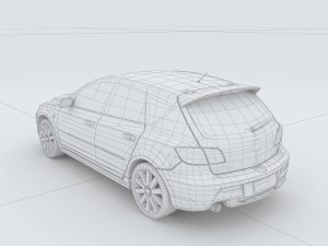 vehicles - mercedes-benz bmw volkswagen audi car 05 3D 模型