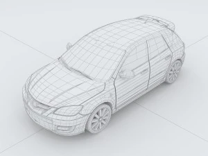 vehicles - mercedes-benz bmw volkswagen audi car 05 3D Model