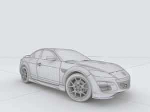 vehicles - mercedes-benz bmw volkswagen audi car 06 3D Modell