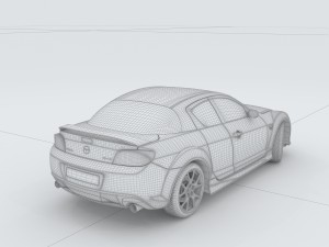 vehicles - mercedes-benz bmw volkswagen audi car 06 3D Modell
