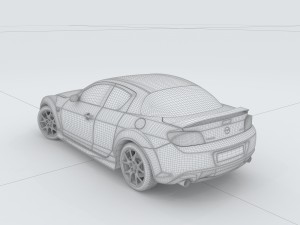 vehicles - mercedes-benz bmw volkswagen audi car 06 3D Modell