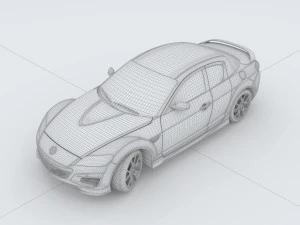 vehicles - mercedes-benz bmw volkswagen audi car 06 3D Model