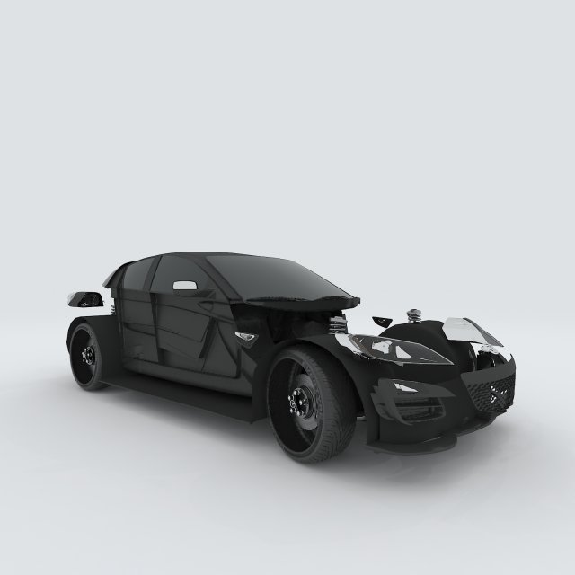 vehicles - mercedes-benz bmw volkswagen audi car 07 3D 모델 .c4d .max .obj .3ds .fbx .stl .blend