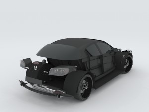 vehicles - mercedes-benz bmw volkswagen audi car 07 3D 모델
