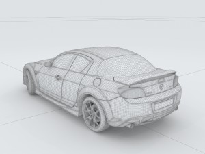 vehicles - mercedes-benz bmw volkswagen audi car 07 3D 모델
