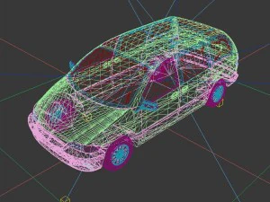 vehicles - mercedes-benz bmw volkswagen audi car 12 3D Model
