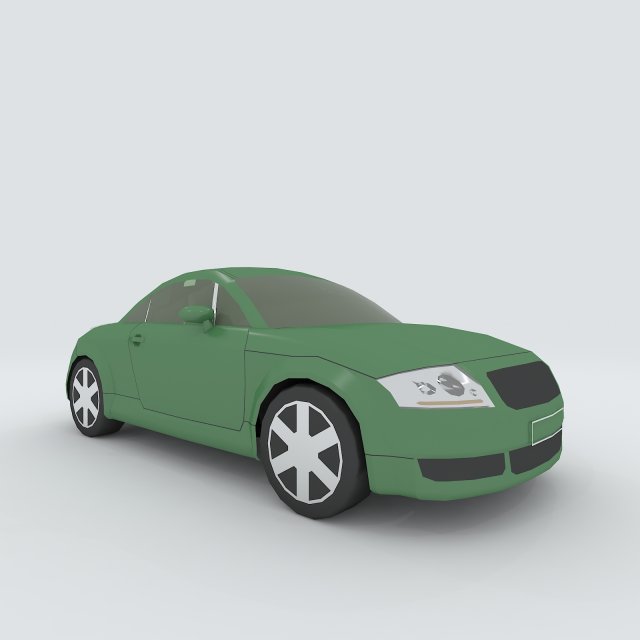 vehicles - mercedes-benz bmw volkswagen audi car 14 3D Model .c4d .max .obj .3ds .fbx .stl .blend 