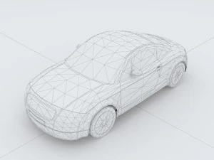vehicles - mercedes-benz bmw volkswagen audi car 14 3D Model