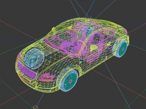vehicles - mercedes-benz bmw volkswagen audi car 15 3D Model