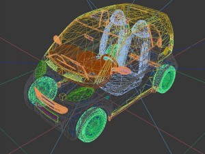 vehicles - mercedes-benz bmw volkswagen audi car 16 Modelo 3D