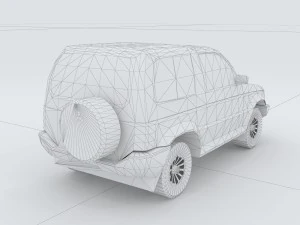 vehicles - mercedes-benz bmw volkswagen audi car 19 3D Model
