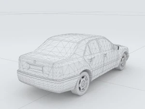 vehicles - mercedes-benz bmw volkswagen audi car 22 3D Model
