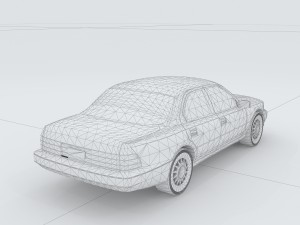 vehicles - mercedes-benz bmw volkswagen audi car 23 3D Model