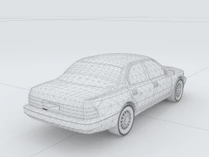 vehicles - mercedes-benz bmw volkswagen audi car 23 3D Model