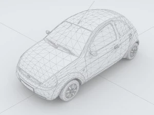 vehicles - mercedes-benz bmw volkswagen audi car 24 3D Model