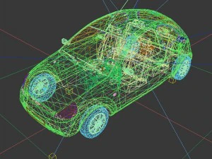 vehicles - mercedes-benz bmw volkswagen audi car 24 3D Model