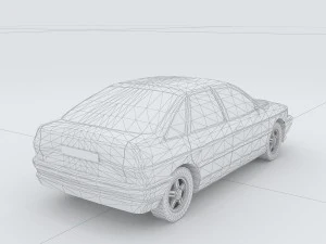 vehicles - mercedes-benz bmw volkswagen audi car 25 3D Model