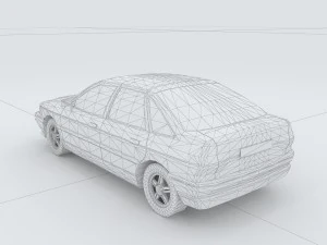 vehicles - mercedes-benz bmw volkswagen audi car 25 3D Model