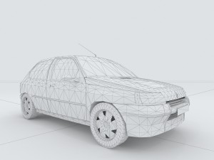 vehicles - mercedes-benz bmw volkswagen audi car 27 3D Modell