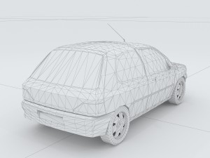 vehicles - mercedes-benz bmw volkswagen audi car 27 3D Modell
