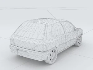 vehicles - mercedes-benz bmw volkswagen audi car 27 3D Model