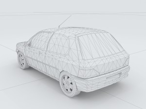 vehicles - mercedes-benz bmw volkswagen audi car 27 3D Modell