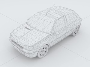 vehicles - mercedes-benz bmw volkswagen audi car 27 3D Modell