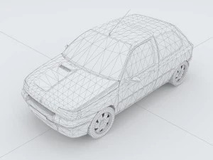 vehicles - mercedes-benz bmw volkswagen audi car 27 3D Model