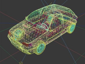vehicles - mercedes-benz bmw volkswagen audi car 27 3D Modell