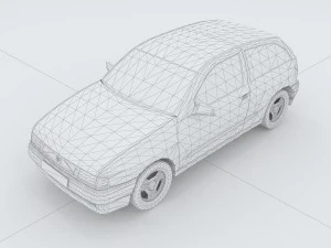 vehicles - mercedes-benz bmw volkswagen audi car 28 3D Model