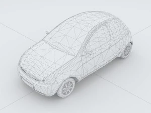 vehicles - mercedes-benz bmw volkswagen audi car 30 3D Model