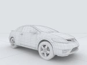 vehicles - mercedes-benz bmw volkswagen audi car 33 3D Model