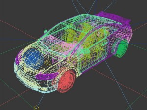 vehicles - mercedes-benz bmw volkswagen audi car 33 3D Modell