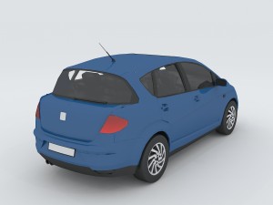 vehicles - mercedes-benz bmw volkswagen audi car 42 3D Модель