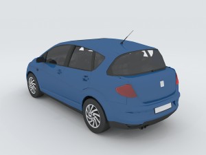 vehicles - mercedes-benz bmw volkswagen audi car 42 3D Модель