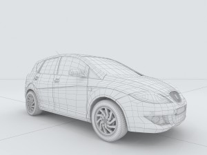 vehicles - mercedes-benz bmw volkswagen audi car 42 3D Модель