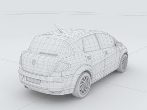 vehicles - mercedes-benz bmw volkswagen audi car 42 3D Модель