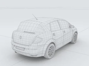 vehicles - mercedes-benz bmw volkswagen audi car 42 3D Model