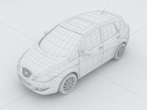 vehicles - mercedes-benz bmw volkswagen audi car 42 3D Модель