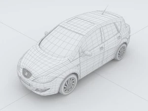 vehicles - mercedes-benz bmw volkswagen audi car 42 3D Model