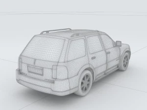 vehicles - mercedes-benz bmw volkswagen audi car 43 3D Model