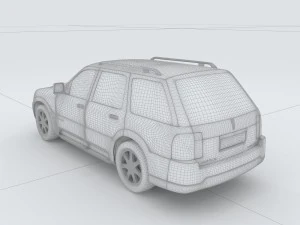 vehicles - mercedes-benz bmw volkswagen audi car 43 3D Model