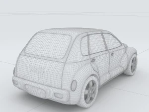 vehicles - mercedes-benz bmw volkswagen audi car 44 3D Model