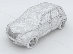 vehicles - mercedes-benz bmw volkswagen audi car 44 3D Model