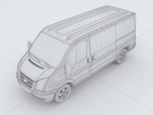 vehicles - mercedes-benz bmw volkswagen audi car 47 Modelo 3D