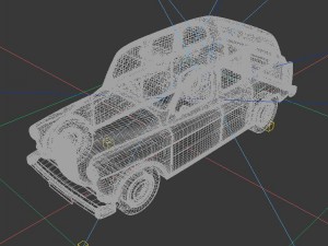 vehicles - mercedes-benz bmw volkswagen audi car 47 3D Модель
