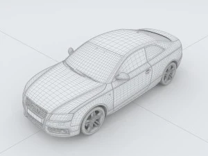vehicles - mercedes-benz bmw volkswagen audi car 554 3D Model
